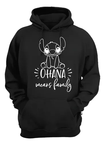 comprar Blusa Casaco De Moletom Animação Lilo E Stitch Ohana Family