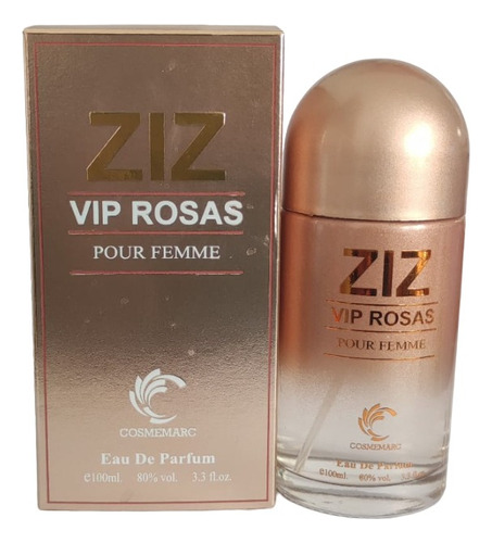 Perfume Mujer Cosmemarc Ziz Vip Rosas - 100ml