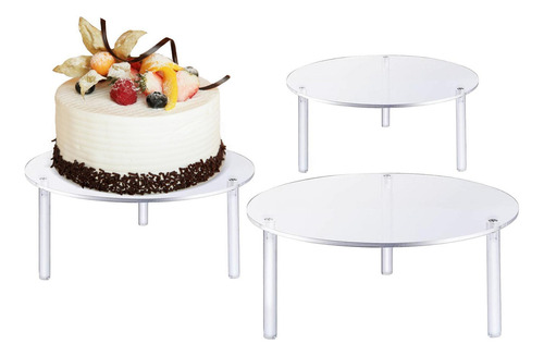 .s Juego De Soporte Para Pasteles De Acrílico Soporte Para