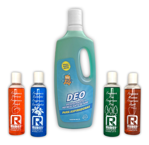 Pack Deodorizante + Estuche De Fragancias Para Aspiradora