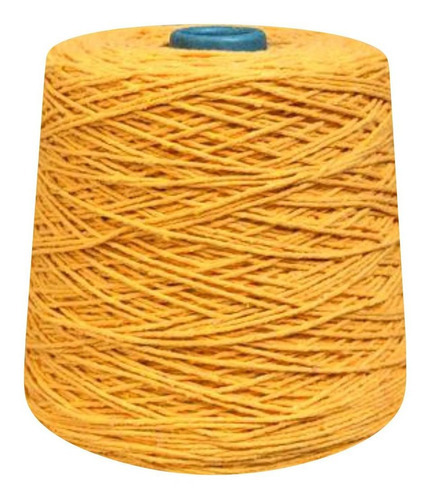 Barbante Colorido Número 6 Fios Para Crochê 1 Kg Prial Cor Amarelo Ouro
