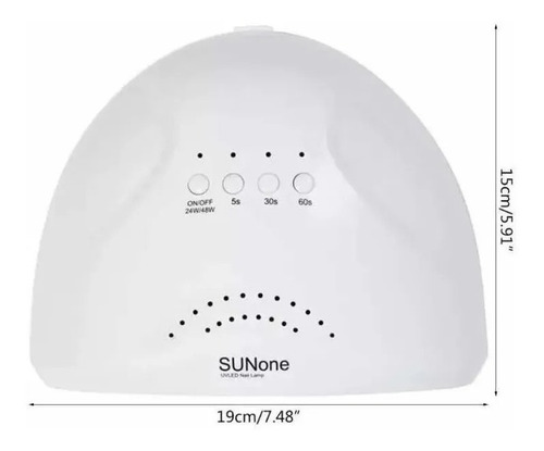 Cabina Uv Led Para Uñas 48w Sun One Lampara Unas Manicuria