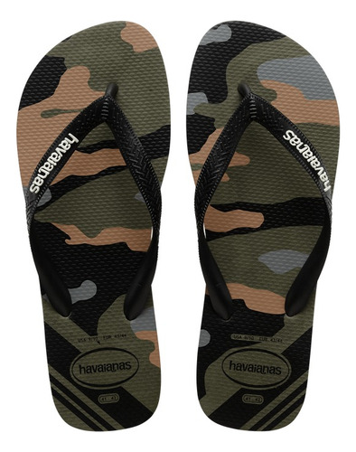 Ojotas Havaianas Top Camu Hombre Camufladas Estampadas Caba