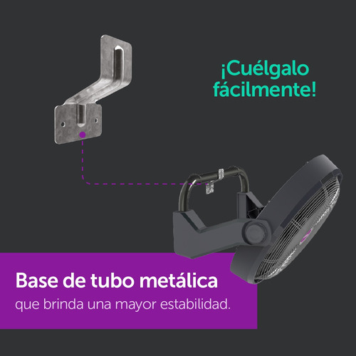 Ventilador de pared y de piso Navia CFV-M020 127V