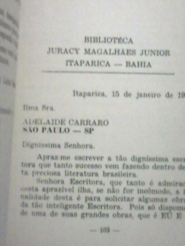Livro: Escritora Maldita ? Adelaide Carraro
