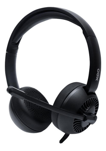 Fone Headset Essential P3 + Usb Oex Hs104 - Preto