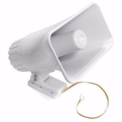 Sirena Corneta Conica 6-12v 30w Dos Tonos Para Alarmas