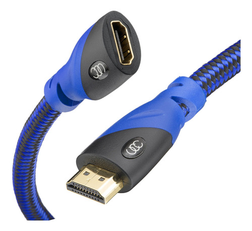 Extensor Hdmi - Macho A Hembra, Cable De Extensión (10 Pies) De Alta Velocidad, 4k - Admite 1080p Y 3d Blu Ray Player, T