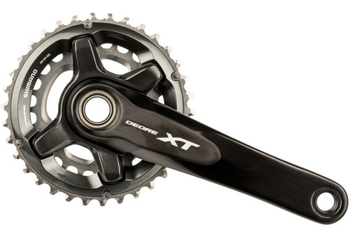 Imagen 3 de 10 de Plato Palanca Mtb Shimano Deore Xt M8000 34-24t 170mm 11v