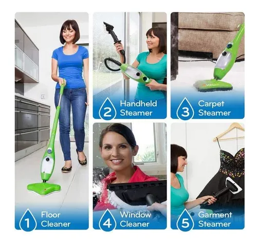 H2o Mop X5 - Limpiador De Vapor De Mano Multiusos 5 En 1 Par