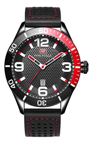 Reloj Para Hombre Mini Focus Mf0155g Mf590104 Negro