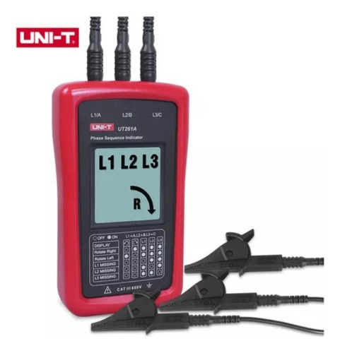 Indicador De Secuencia De Fase Y Rotación Del Motor Ut261a