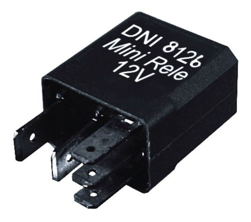 5 Mini Relés Auxiliares Uso Geral 12v 30/20a - Dni 8126