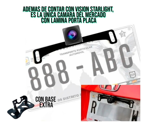 Imagen 3 de 10 de Camara De Reversa 170 Grados Rca Automatica Hd Universal
