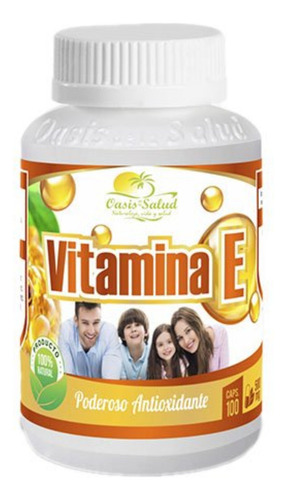 Pack 4 Vitaminas A, C, D Y E 100 Capsulas C/u
