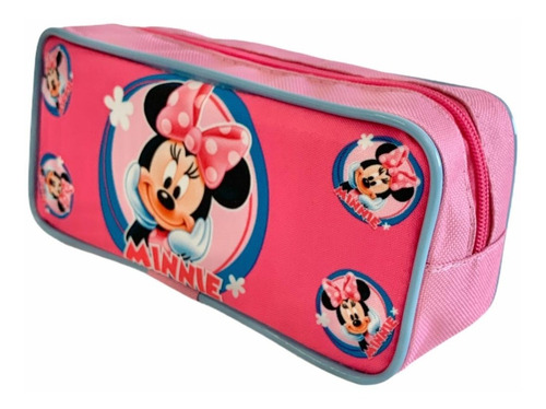 Imagem 10 de 10 de Kit Mochila Infantil Minnie Mouse Lisa M Rodinhas Menina F5