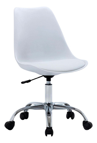 Silla Eames Para Oficina Con Ruedas Altura Ajustable Premium