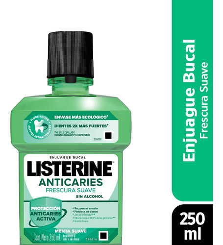 Listerine Fresh Burst Enjuague Bucal X 250ml