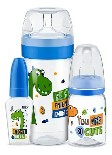 Kit 3 Mamadeiras Lillo Evolution Magia