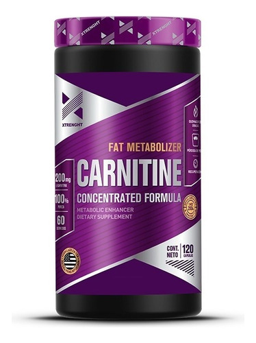 Suplemento En Cápsulas Xtrenght Nutrition L-carnitina Sabor Neutro En Pote