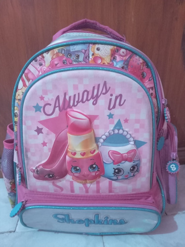 Mochila Shopkins. 