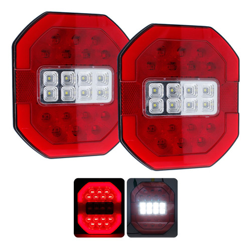 Par Plafon Calavera 36 Led Arillo Gel Jeep Universal 12-24v