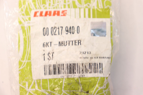 Claas Mutter 6kt 0002179400 Jjc