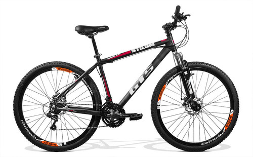 Mountain bike Gtsm1 Stilom 2.0 aro 29 17" 21v freio disco mecânico cor preto-fosco