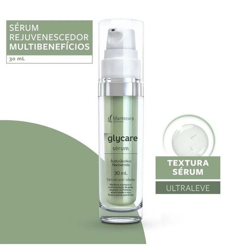 Sérum Facial Antienvelhecimento Glycare 30ml Mantecorp Todo Tipo De Pele Dia/noite