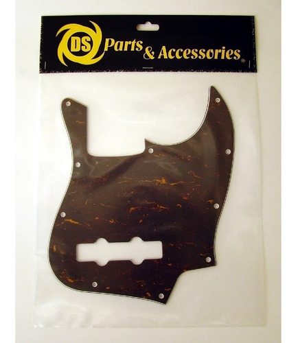 Pickguard Bajo Jazz Bass 4 Cuerdas Ds Parts Rojo Tortoise