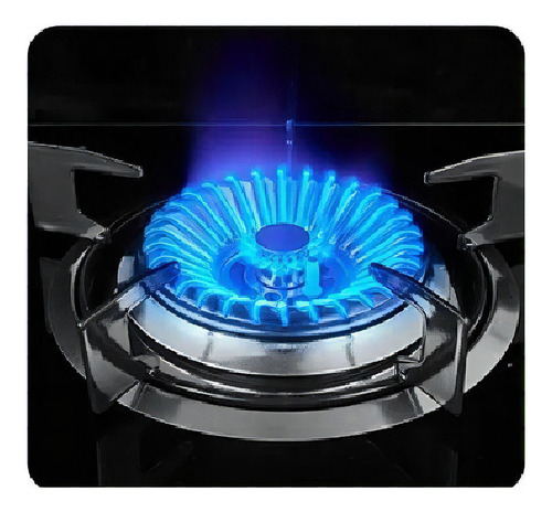 Encimera A Gas 2 Platos Tope De Vidrio Con Chispero Color Ne