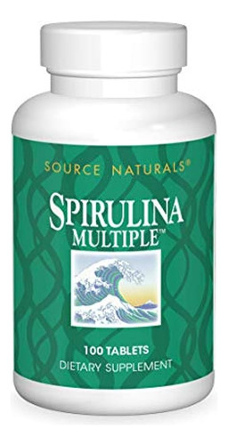 Source Naturals Spirulina Multiple - 100 Tabletas