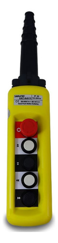 Botoeira Industrial Talha Xac-a4913 4 Botões+emerg Dupla Vel