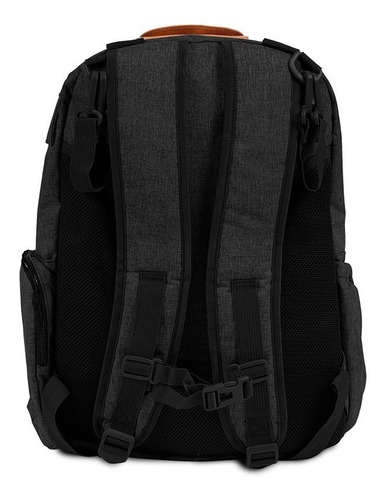 Mochila Maternal Carestino Roma Negro Melange Completo