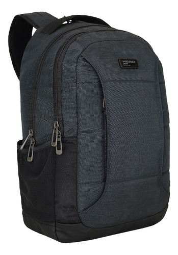 Mochila Ejecutiva Notebook Stout Melange Gris Oscuro Head