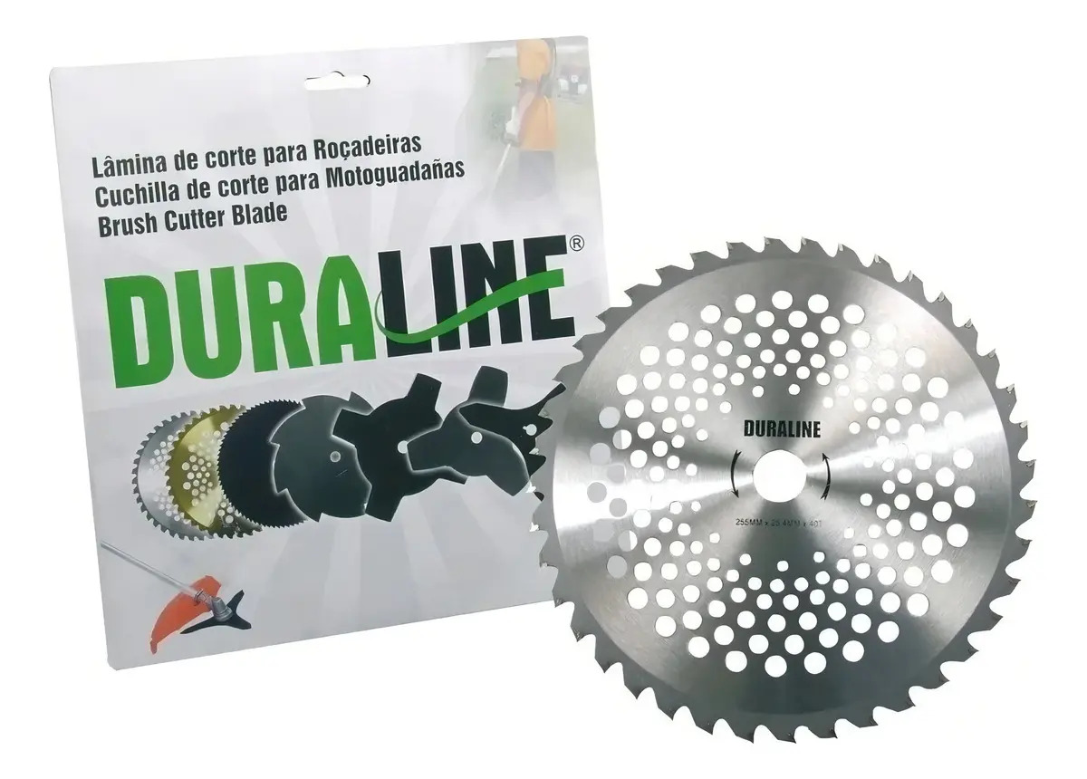 Lâmina Circular Gold 40 Dentes Videa 255mm Roçadeira 33cc