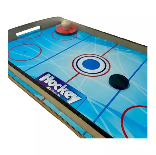 Mini Mesa Hockey Brinquedo Róquei Madeira Tabuleiro Infantil