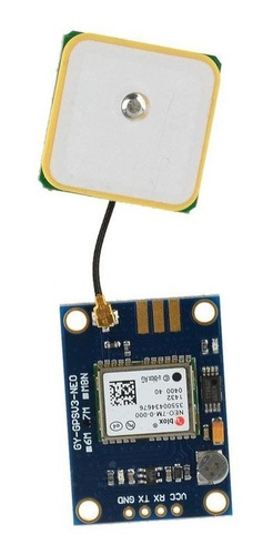 Módulo Gps Ublox Neo-7m-000 Con Memoria Eeprom 3v-5v Arduino