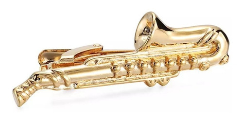 Pisacorbata Saxofon Dorado Musica Instrumento Pisa Corbatas