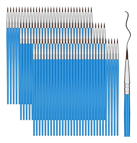 100 Piezas De Pinceles De Pintura Con Detalles En Miniatura,