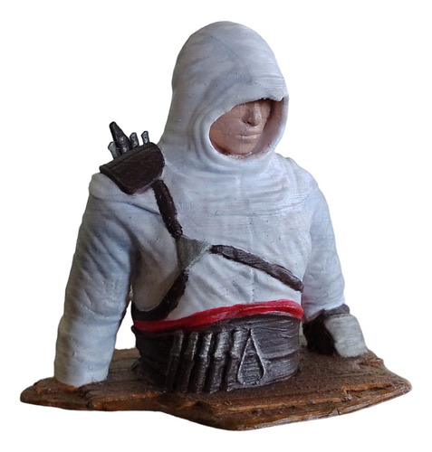 Busto Altair Assassin's Creed Pintado Impreso En 3d