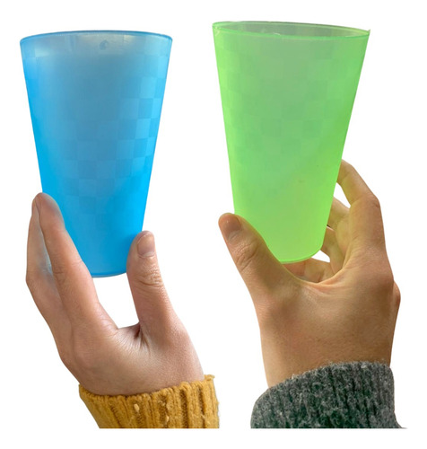 Vaso Plástico Descartable Reciclable Para Eventos Pack X 6