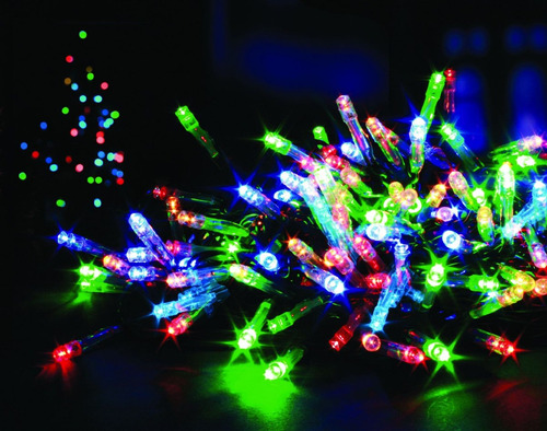 Imagen 8 de 10 de Tira Luz Led Multicolor 9 Mts Arbol Navideño Cotillon Oferta