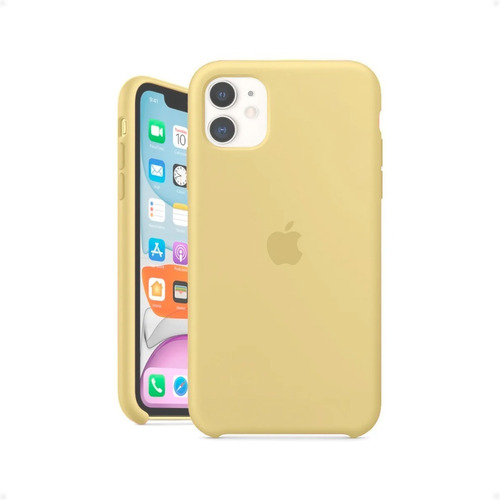 Funda Protector Silicona Liquida iPhone 11 - Otec