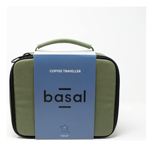 Kit Viajero Café Básico Con Sobreequipo En Verde