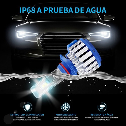 Plug Play T1 Turbo Led Faro 9006 Canbus Lámpara