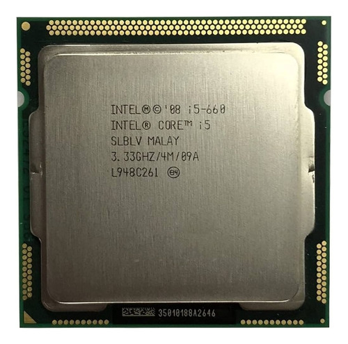 Procesador Intel Core I5-660 2nucleos/3,6hz/grafica/lga 1156