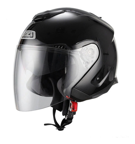 Casco Abierto Nzi Avenew Duo Negro Doble Visor -itc