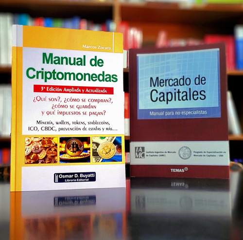 Combo Manual De Criptomonedas + Mercado De Capitales