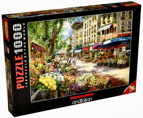 Puzzle 1000 Piezas Paris Flower Market Anatolian